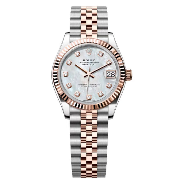 Rolex Datejust 31 278271-0026 White Mother-of-Pearl Dial Jubilee Bracelet Everose Rolesor