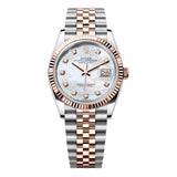 Rolex Datejust 126231-0021 36mm Mother of Pearl Diamond Dial Jubilee Stainless Steel and 18kt Rose Gold