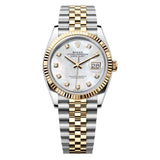 Rolex Datejust 36 126233-0023 Yellow Rolesor Jubilee Mother of Pearl Diamond Dial