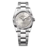 Rolex Datejust 36 126234-0030 Stainless Steel Silver Dial with Pavé at 6 and 9