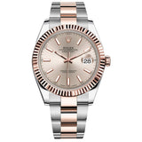 Rolex Datejust 41 126331-0009 Stainless Steel and Rose Gold Sundust Dial