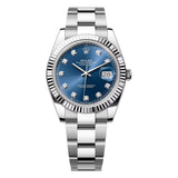 Rolex Datejust 41 126334-0015 Blue Diamond Dial Oyster Bracelet Stainless Steel