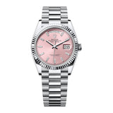 Rolex Day-Date 36 128236-0024 Platinum Pink Diamond Dial