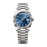 Rolex Day-Date 36 Ref. 128239-0069 White Gold Blue Diamond Dial