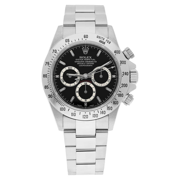 Rolex Cosmograph Daytona 16520 Black Dial Zenith Movement 40mm – 2000, Box & Papers