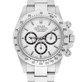 Rolex Cosmograph Daytona 16520 White Dial Zenith Movement Circa 1999 with Box and Papers