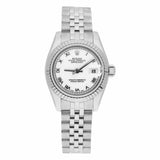 Rolex Lady-Datejust 26mm Steel & White Gold 179174 White Roman Dial