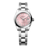 Rolex Lady-Datejust 28 Ref. 279160-0014 Stainless Steel Pink Roman Dial Oyster Bracelet