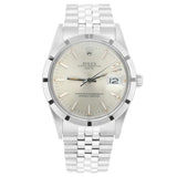 Rolex Oyster Perpetual Date 15010 Stainless Steel 34mm Jubilee Silver Dial 1983