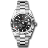 Rolex Sky-Dweller 336934-0007 42mm White Rolesor Black Dial Oyster Bracelet 2024