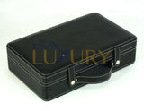 Transformer Watch Briefcase in Black Carbon Fiber PU Leather