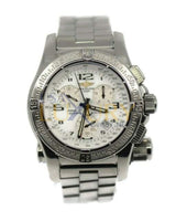 Breitling Emergency Mission A7332111-A557 45mm Steel Chronograph Chronometer White Dial