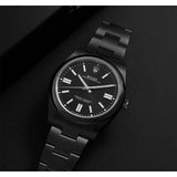 Rolex Oyster Perpetual 114300 Black Dial Black PVD/DLC Coated Steel Bracelet Watch