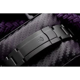 Rolex Oyster Perpetual 114300 Black Dial Black PVD/DLC Coated Steel Bracelet Watch