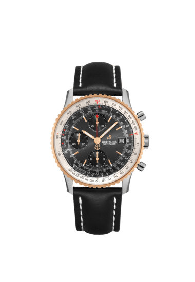 Breitling Navitimer Chronograph 41 U13324211B1X2 Stainless Steel and 18K Rose Gold Black Dial