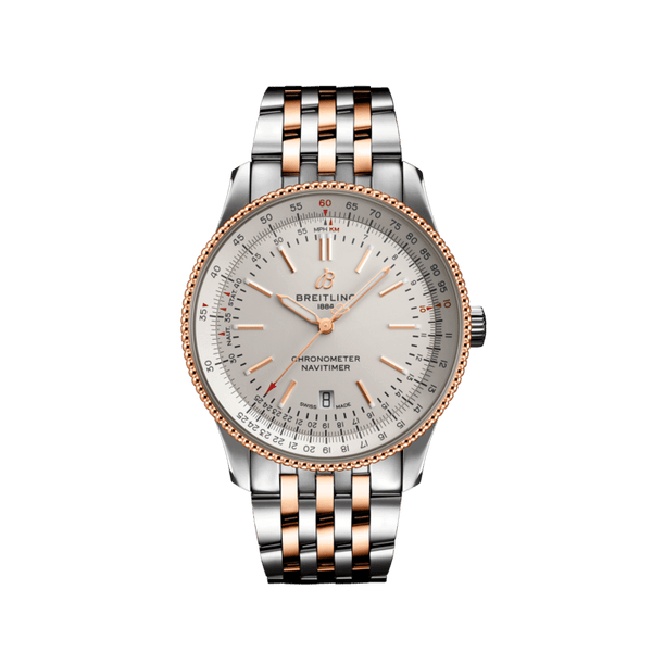Breitling Navitimer Automatic 41 U17326211G1U1 Stainless Steel and 18K Red Gold Silver Dial 41mm