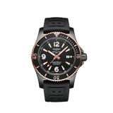 Breitling Superocean Automatic 46 Black Steel U17368221B1S1 DLC-Coated Stainless Steel and 18K Red Gold Black Dial