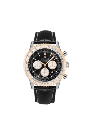 Breitling Navitimer B01 Chronograph 46 UB0127211B1P2 Stainless Steel and 18K Red Gold Black Dial