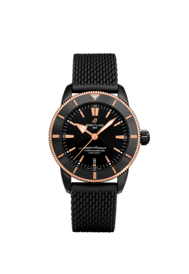 Breitling Superocean Heritage B20 Automatic 44 Beverly Hills Limited Edition UB20303A1B1S1 DLC Steel and 18k Red Gold Black Dial