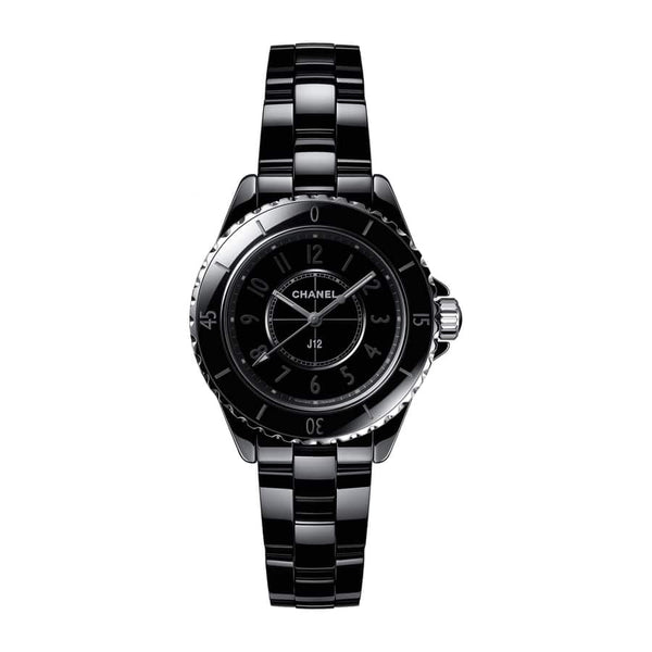 Chanel J12 H6346 33mm Black Ceramic and Steel Watch