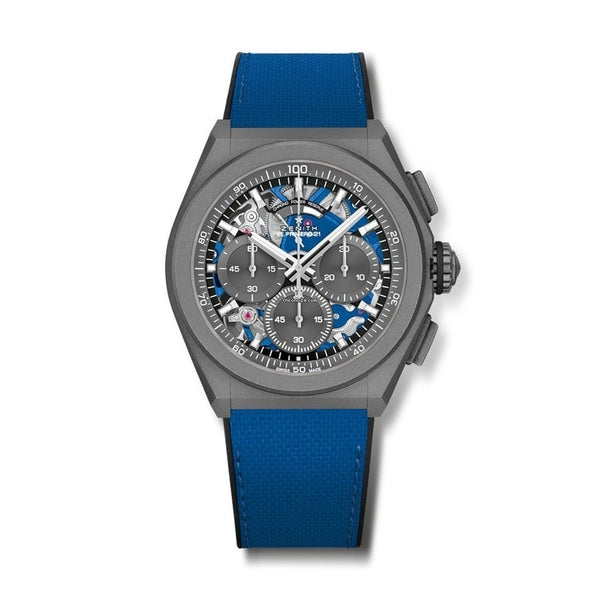 Zenith Defy El Primero 21 Ultrablue 97.9001.9004/81.R946 44mm Grey Titanium Chronograph