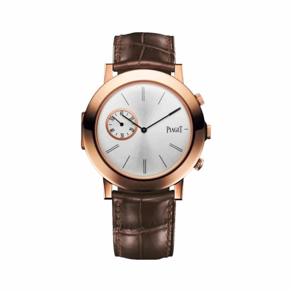 Piaget Altiplano Double Jeu G0A35153 43mm Rose Gold with Brown Leather Strap