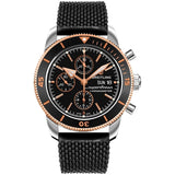 Breitling Superocean Héritage II Chronograph U13313121B1S1 44mm Steel and Rose Gold Black Dial