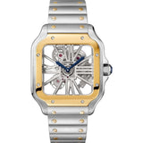 Cartier Santos De Cartier WHSA0012 Skeleton 38mm Steel Watch