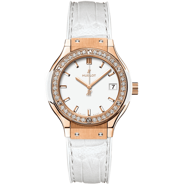 Hublot Classic Fusion Quartz King Gold Diamonds 33mm | 581.OE.2080.LR.1204