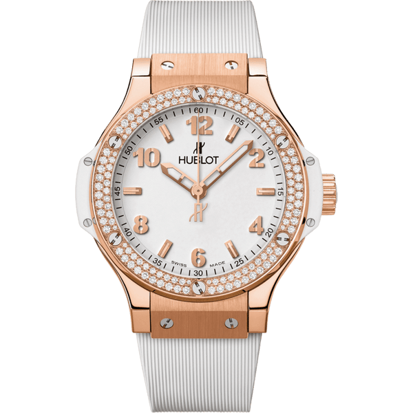 Hublot Big Bang Gold White Diamonds 38mm | 361.PE.2010.RW.1104