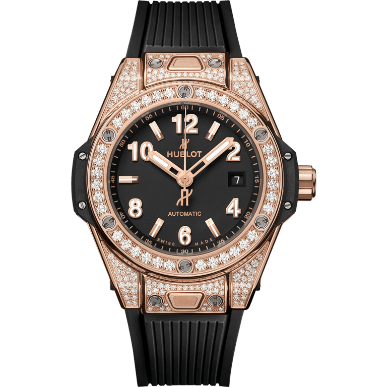 Hublot Big Bang One Click King Gold Pavé 33mm | 485.OX.1180.RX.1604