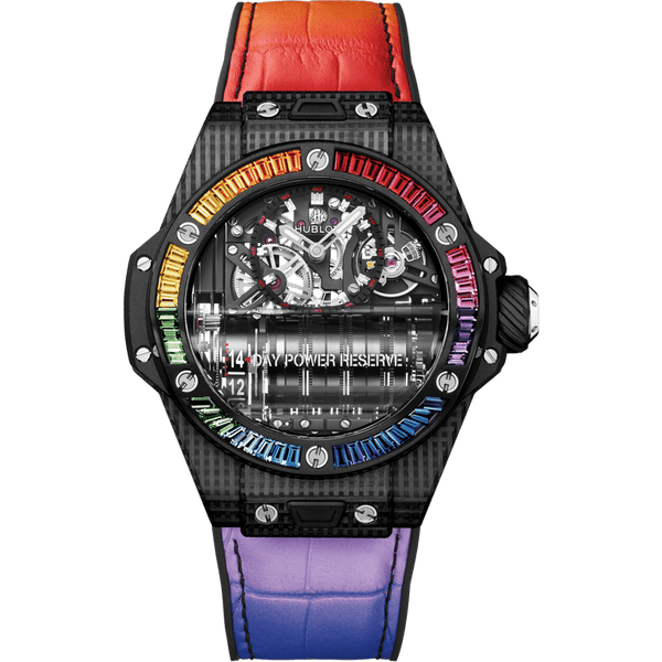 Hublot Big Bang MP-11 14-Day Power Reserve 3D Carbon Rainbow 45mm | 911.QD.0123.LR.4099