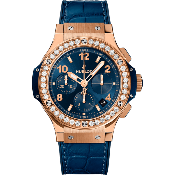 Hublot Big Bang Original Gold Blue Diamonds 41mm | 341.PX.7180.LR.1204