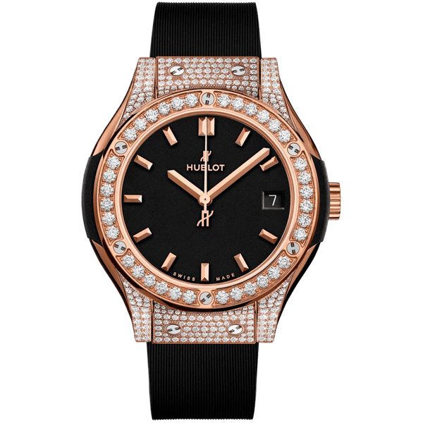 Hublot Classic Fusion King Gold Pavé 33mm | 581.OX.1181.RX.1704