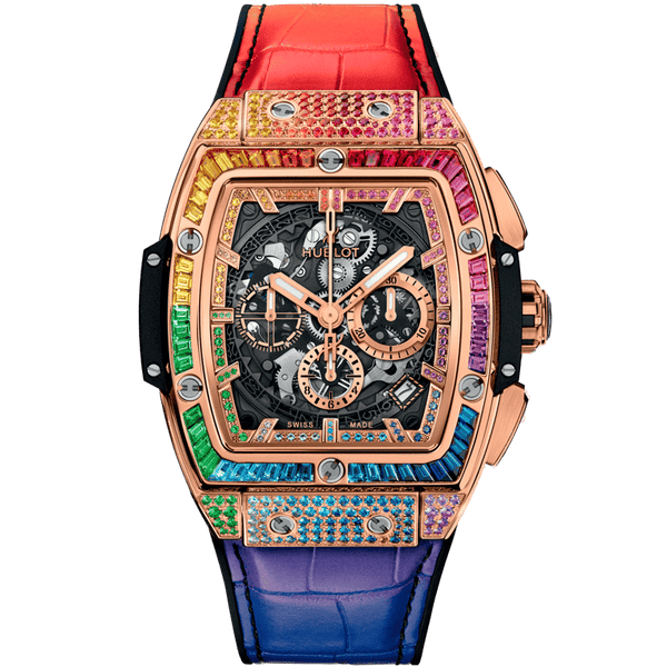 Hublot Spirit of Big Bang King Gold Rainbow 42mm | 641.OX.0110.LR.0999