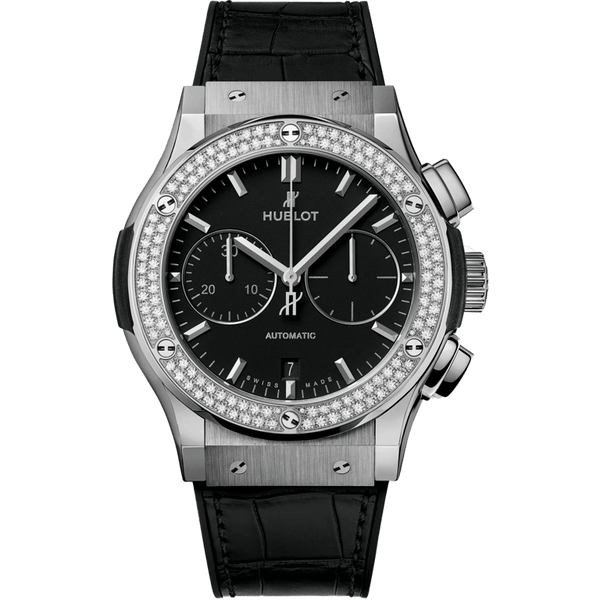 Hublot Classic Fusion Chronograph Titanium Diamonds 45mm | 521.NX.1171.LR.1104