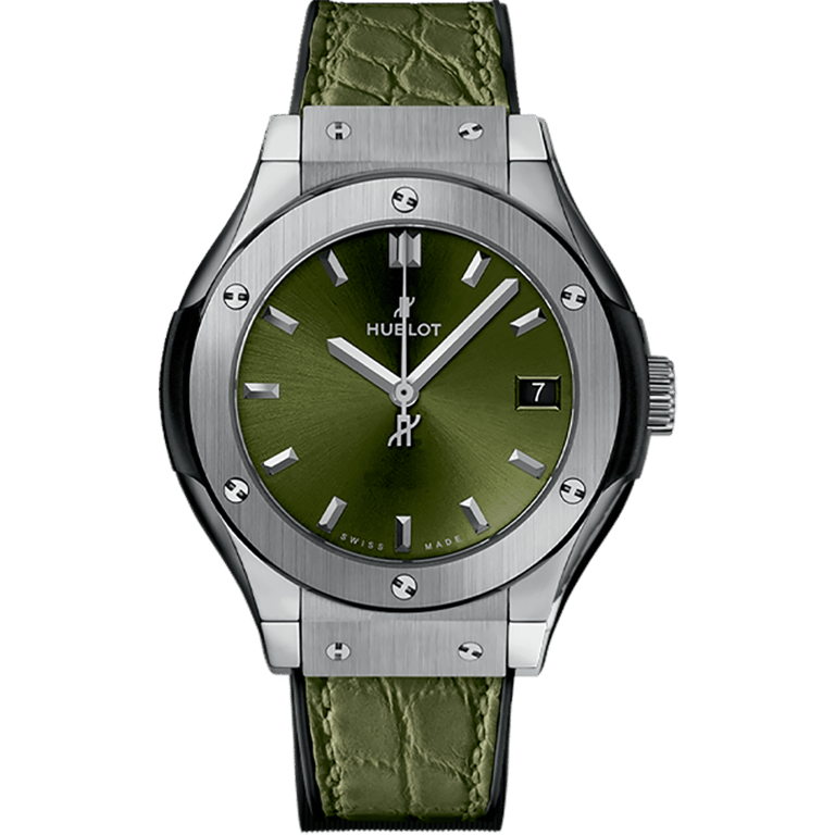 Hublot Classic Fusion Titanium Green 33mm | 581.NX.8970.LR