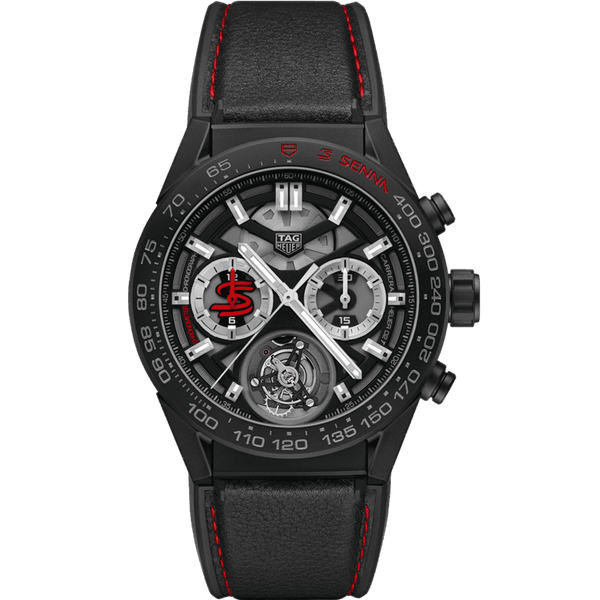 TAG Heuer Carrera Chronograph Tourbillon Ayrton Senna Limited Edition 45mm | CAR5A91.FT6162