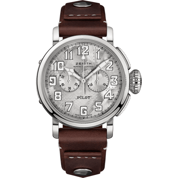 Zenith Pilot Type 20 Chronograph Silver 45mm | 05.2430.4069/17.I011