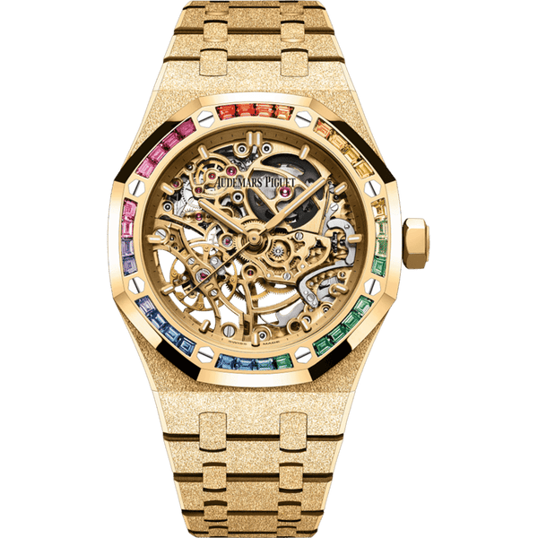 Audemars Piguet Royal Oak Frosted Gold Double Balance Wheel Openworked 37mm | 15468BA.YG.1259BA.01