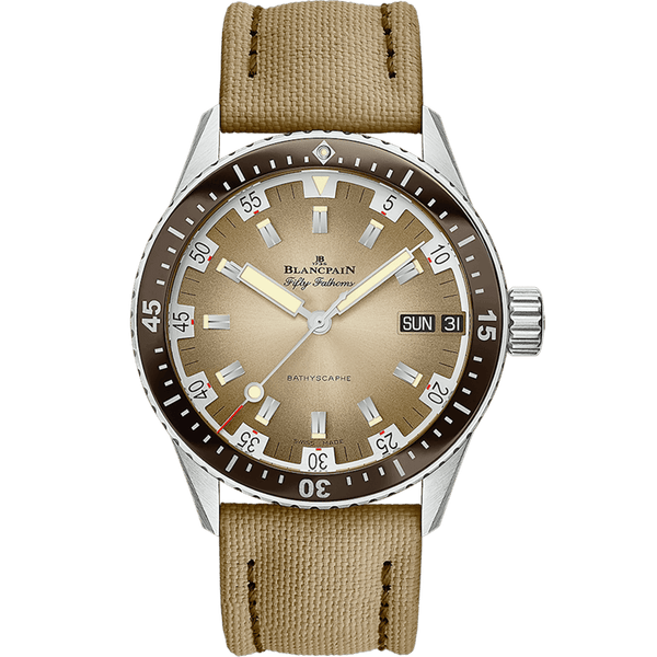 Blancpain Fifty Fathoms Bathyscape Day Date Desert Edition 43mm | 5052-1146-E52A