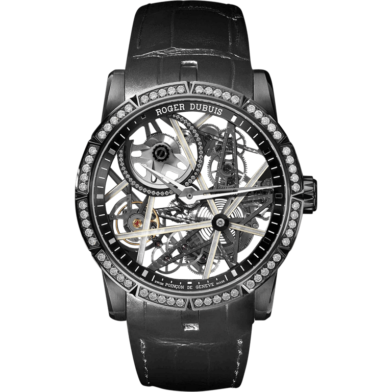 Roger Dubuis Excalibur Blacklight Black DLC Titanium Limited Edition 42mm | RDDBEX0756