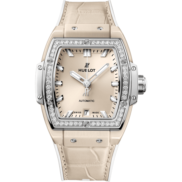 Hublot Spirit of Big Bang Beige Ceramic Titanium Diamonds 39mm | 665.CZ.891B.LR.1204