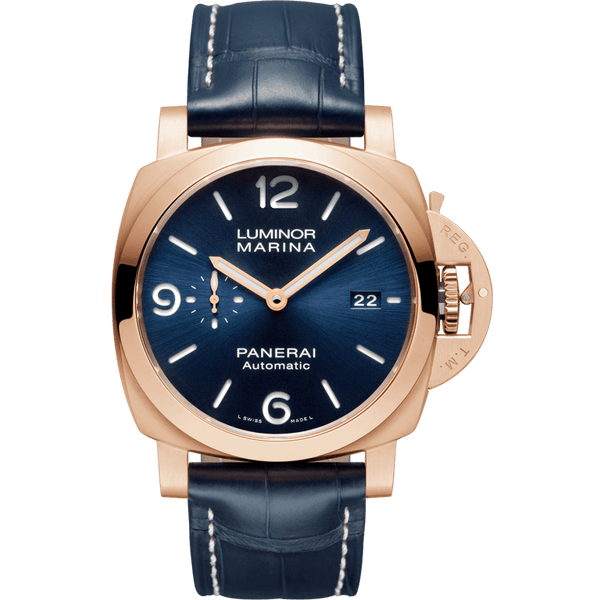 Panerai Luminor Marina Goldtech Sole Blu 44mm | PAM01112