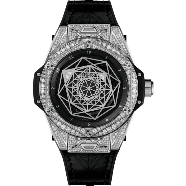 Hublot Big Bang One Click Sang Bleu Steel Pavé 39mm | 465.SS.1117.VR.1704.MXM18