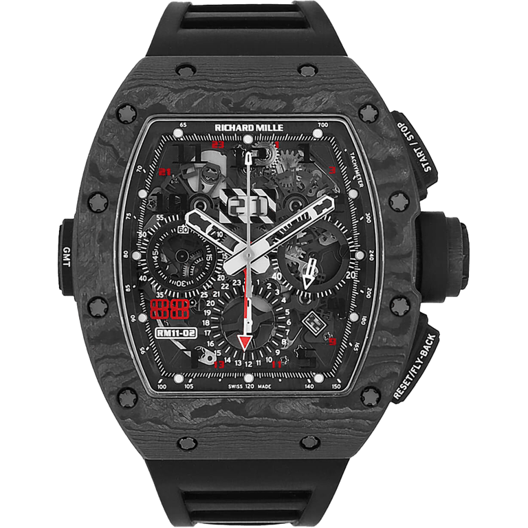 Richard Mille RM11-02 Automatic Flyback Chronograph Dual Time Zone "Jet Black" Americas Limited Edition | RM11-02 CA TPT