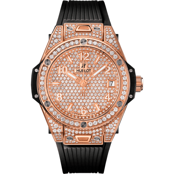 Hublot Big Bang One Click King Gold Full Pavé 39mm | 465.OX.9010.RX.1604