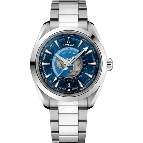 Omega Seamaster Aqua Terra 150M GMT Worldtimer 43mm | 220.10.43.22.03.001