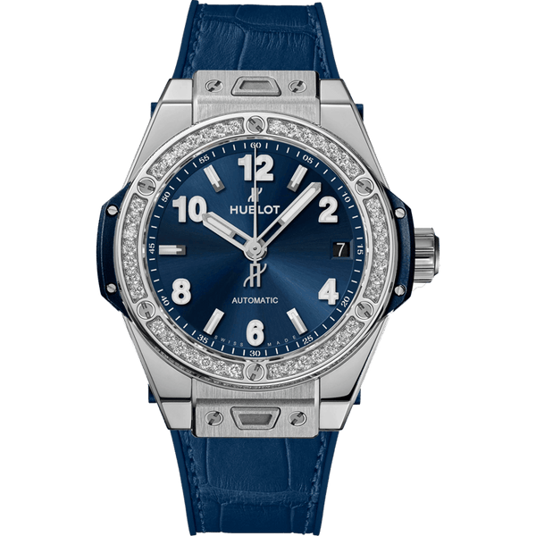 Hublot Big Bang One Click Steel Blue Diamond 39mm | 465.SX.7170.LR.1204