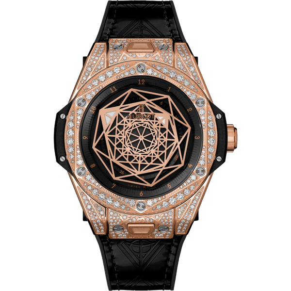 Hublot Big Bang Sang Bleu King Gold Pavé 39mm | 465.OS.1118.VR.1704.MXM18
